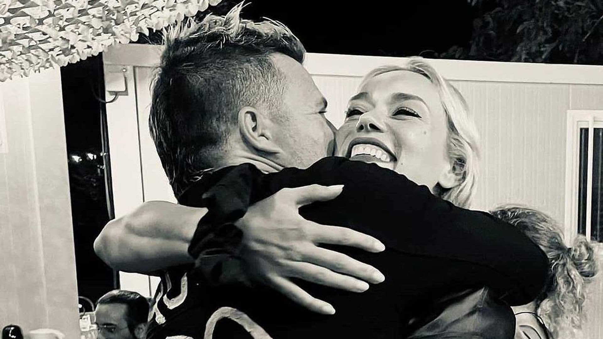 El emocionante reencuentro de Patricia Conde y Dani Martín, dos ex bien avenidos