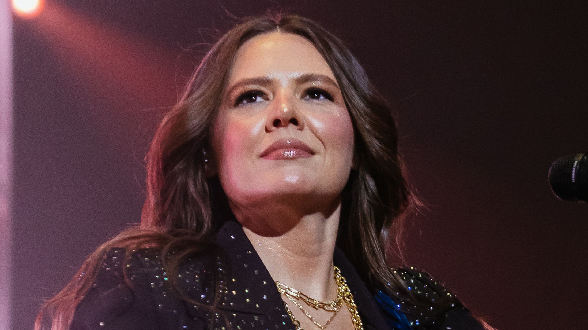 Joy Huerta de Jesse & Joy en un concierto en Monterrey en mayo de 2026.