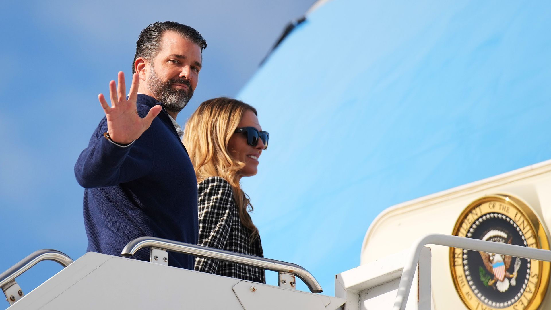 Donald Trump Jr. y Bettina Anderson en una imagen de archivo