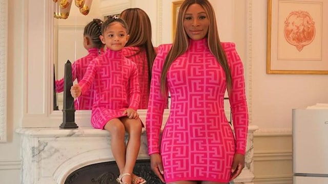 serena williams con su hija olympia