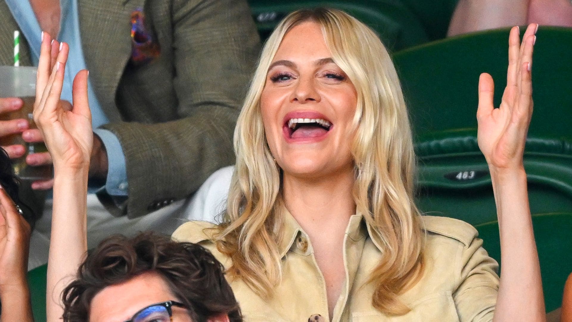 Poppy Delevingne reaparece por sorpresa en Wimbledon dos días después de anunciar que ha sido madre