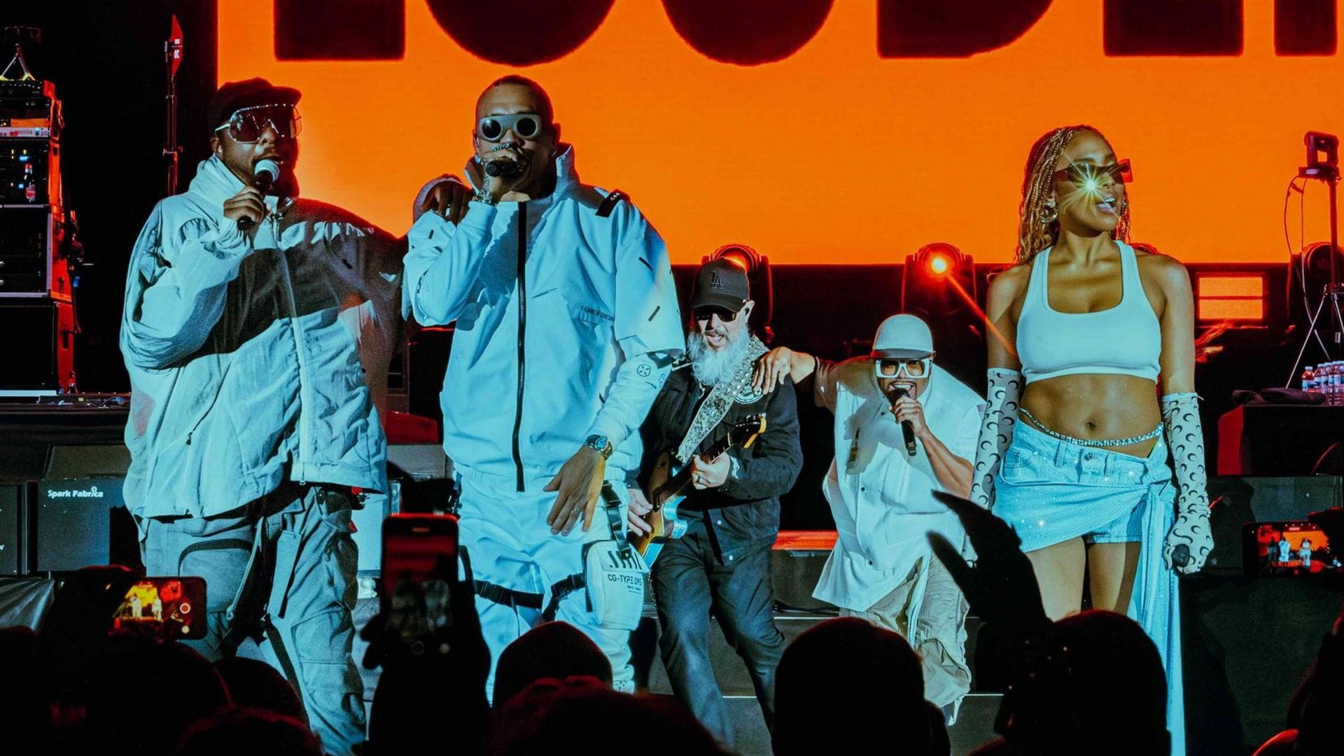 Los Black Eyes Peas durante su más reciente tour