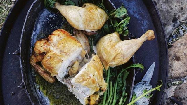 pollo asado facil
