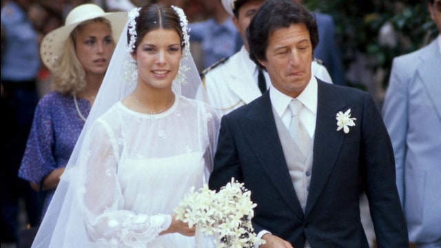 La boda de Carolina de Mónaco y Philippe Junot el 29 de junio de 1978