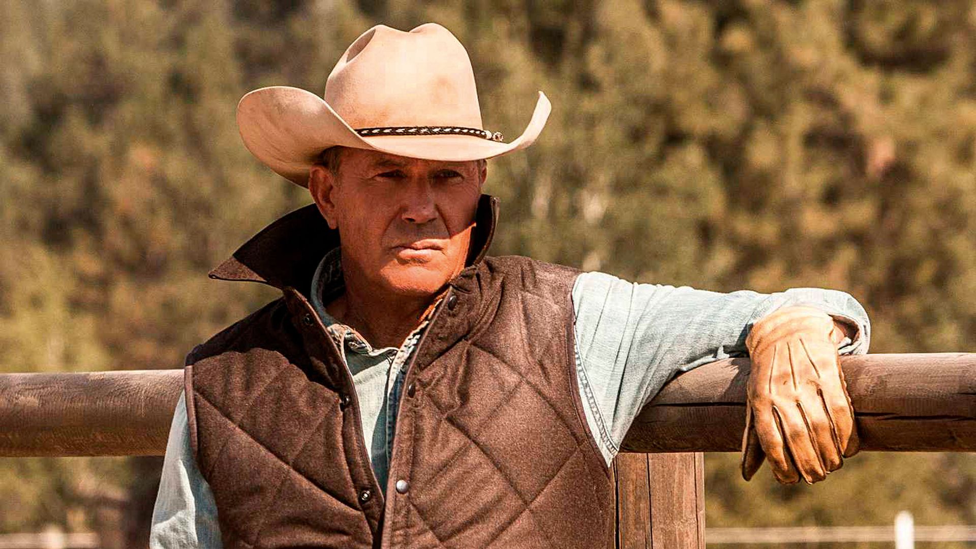 Kevin Costner en la serie Yellowstone