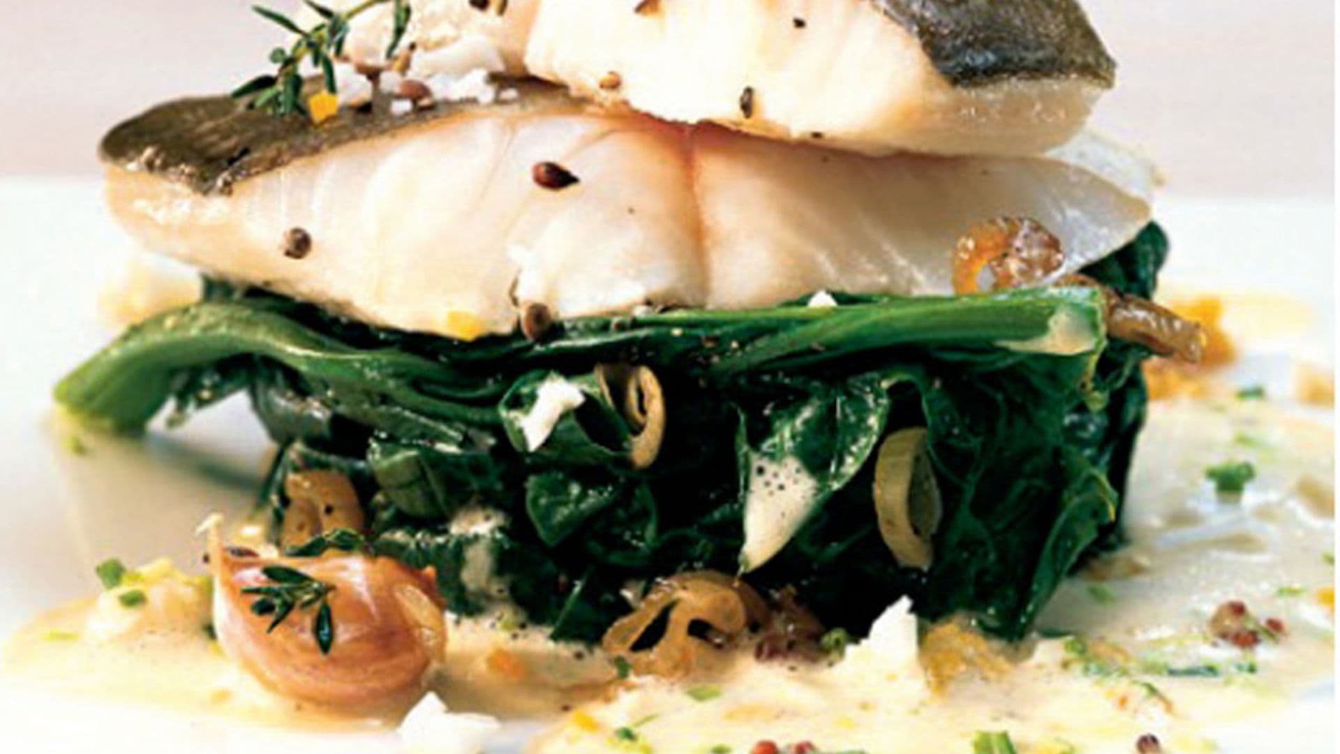 Bacalao con espinacas