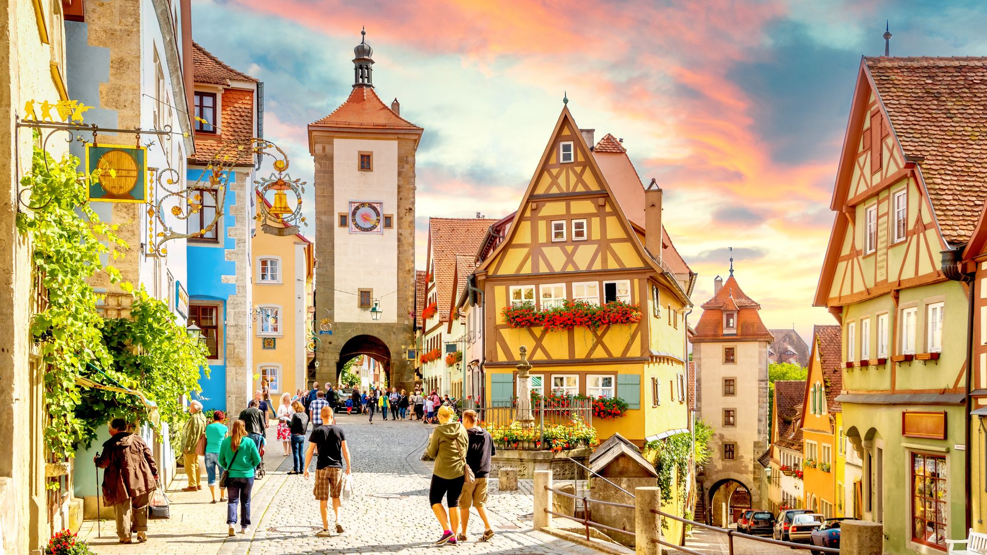 Rothenburg ob der Tauber, una de las ciudades medievales más bella de Alemania
