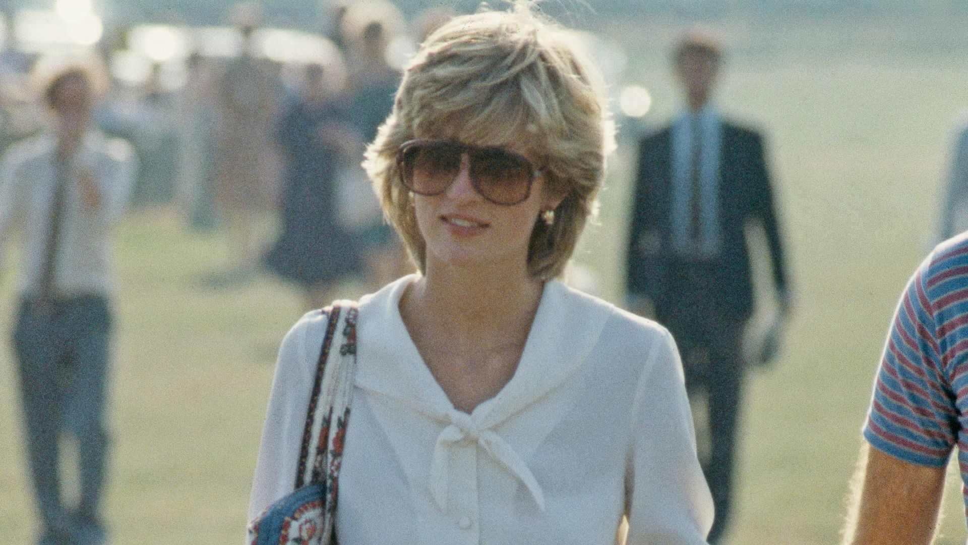 Diana de Gales, en un partido de polo (julio de 1983)