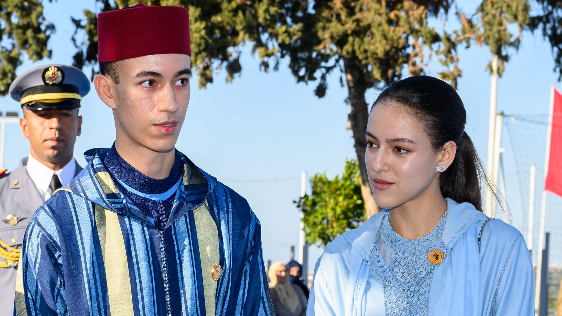 Moulay Hassan y Lalla Khadija