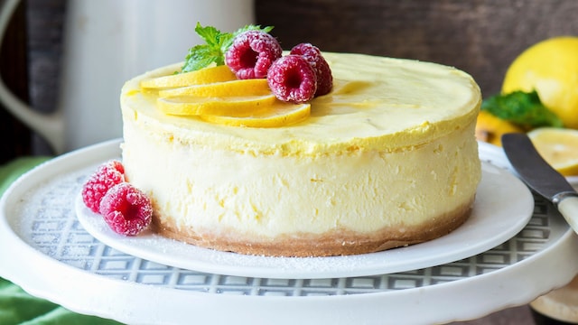 Tarta fría de limón