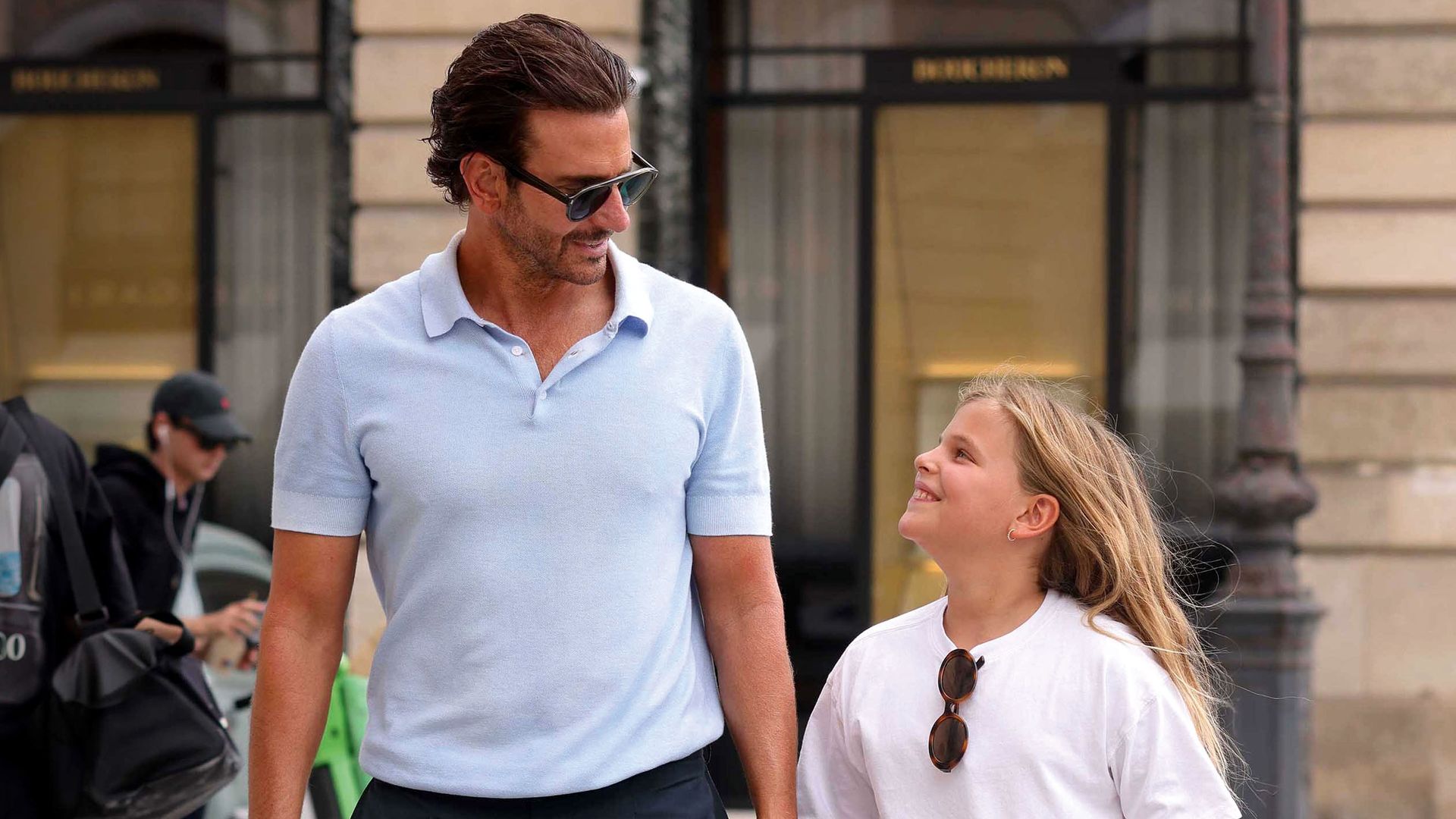 Bradley Cooper junto a su hija, Lea de Seine