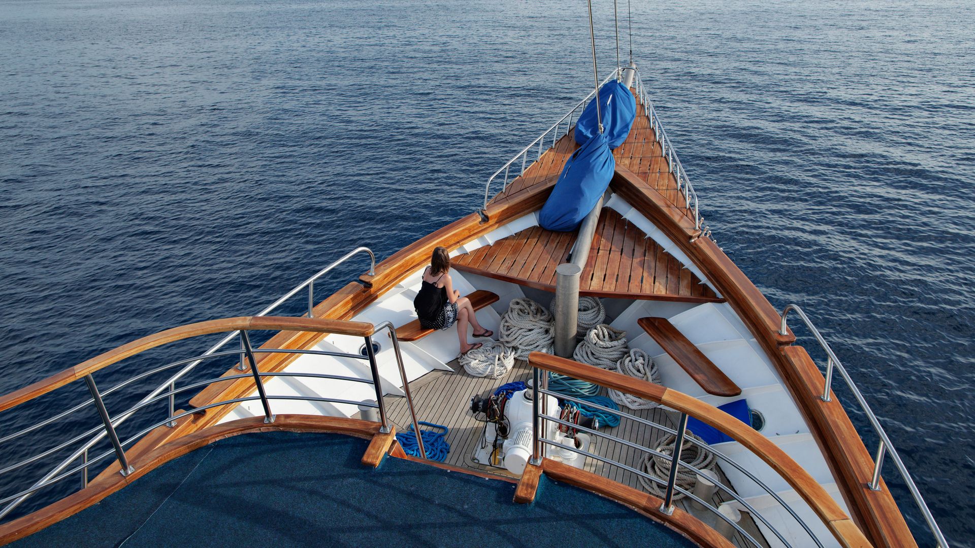 Navegando en velero por la costa Dálmata, Croacia