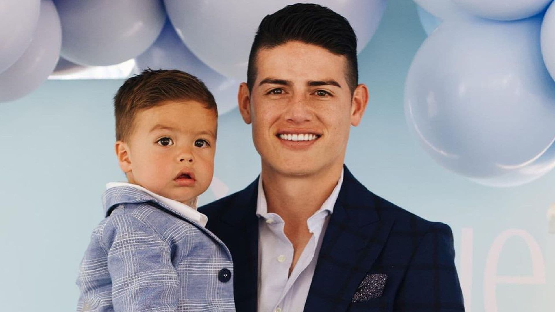 James Rodríguez nos derrite de ternura en el segundo cumpleaños de su bebé, Samuel