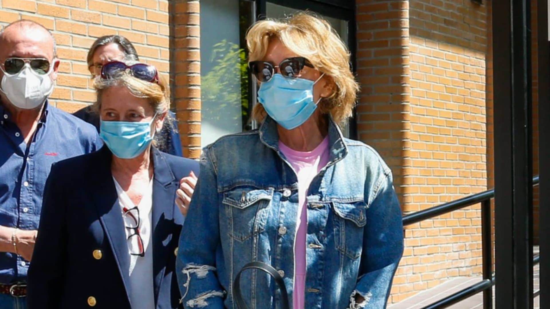 Mila Ximénez, emocionada y con la voz quebrada: 'Hoy he salido, a partir de mañana vendrá lo gordo'