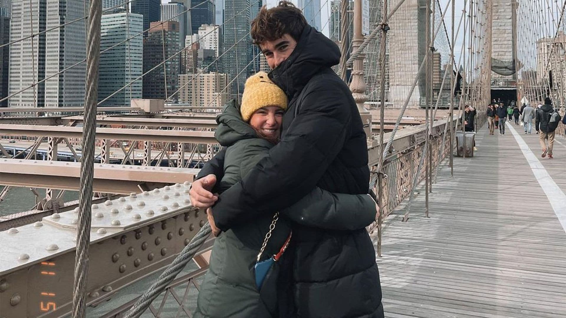 Marta Pombo y Luis Zamalloa viven su particular 'luna de miel' en Nueva York