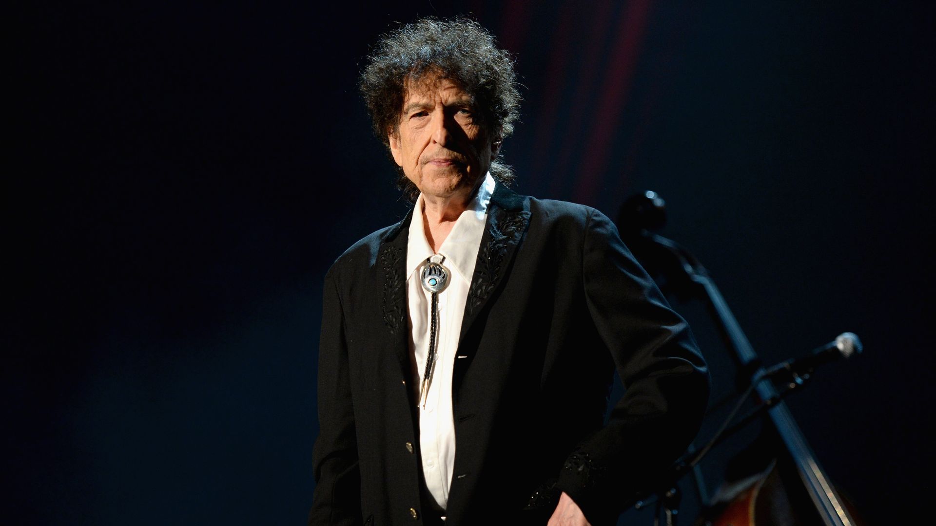 Bob Dylan durante un concierto