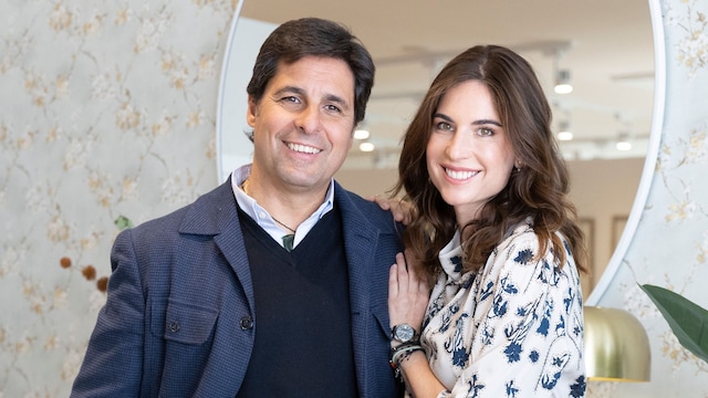 Bullfighter Francisco Rivera Rivera and Lourdes Montes during an exclusive portrait in Barcelona on Thursday, 30 March 2023