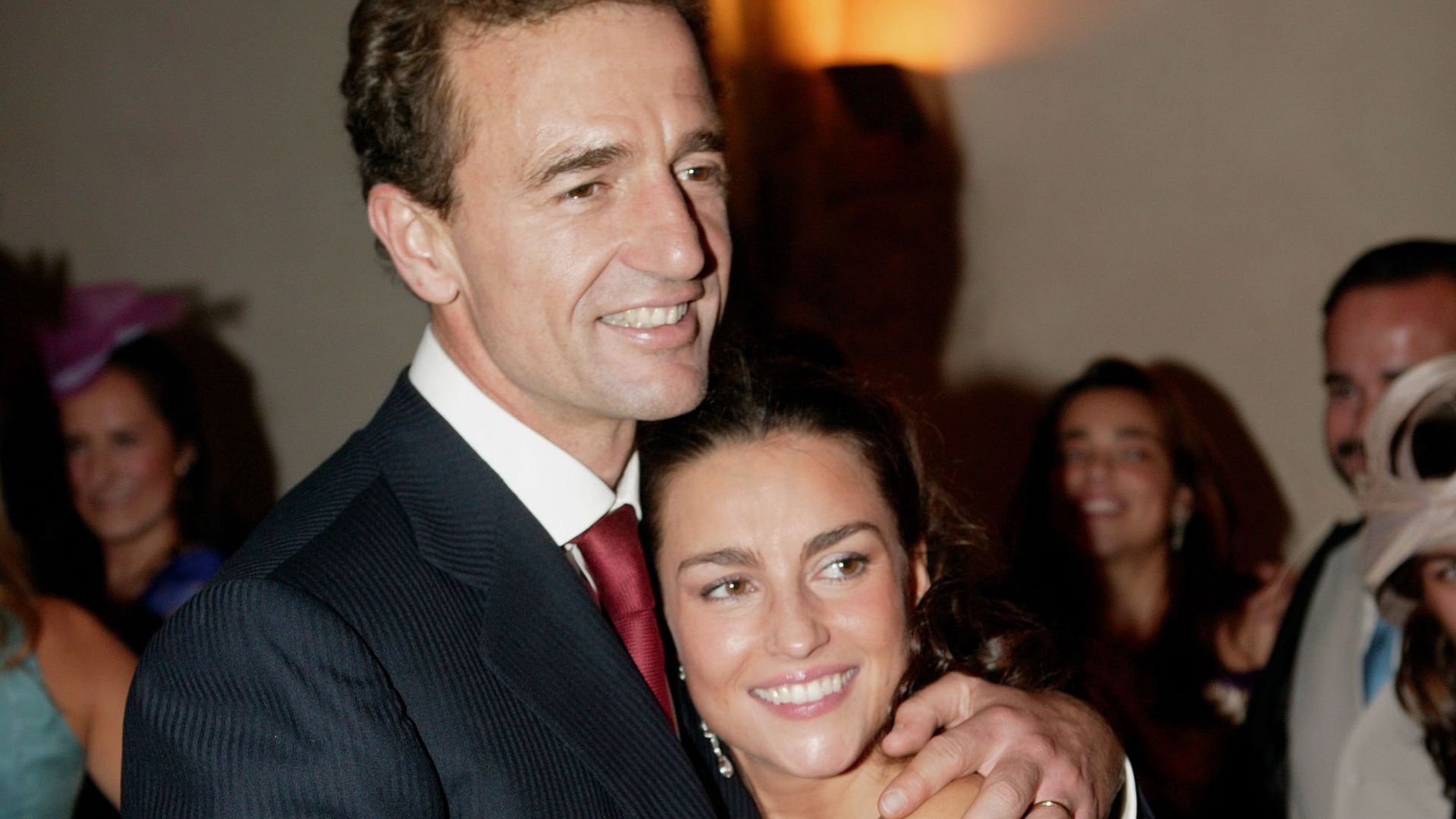 Alessandro Lequio y María Palacios el día de su boda