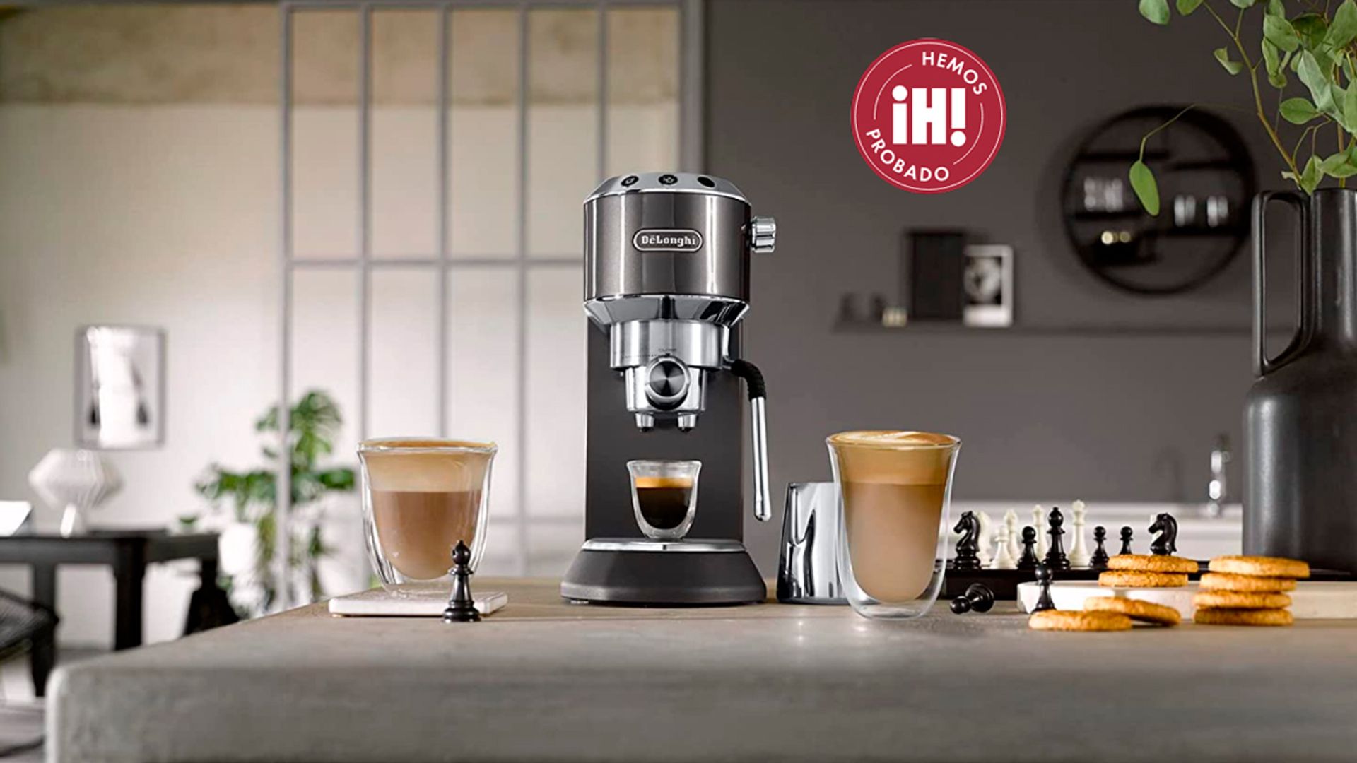 He probado esta cafetera Espresso De'Longhi y es la mejor para pisos pequeños