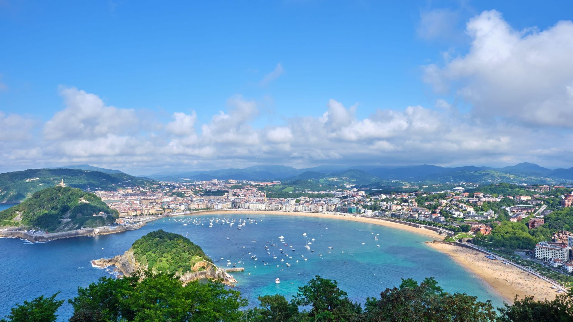 Playa de La Concha, San Sebastián, Guipúzcoa