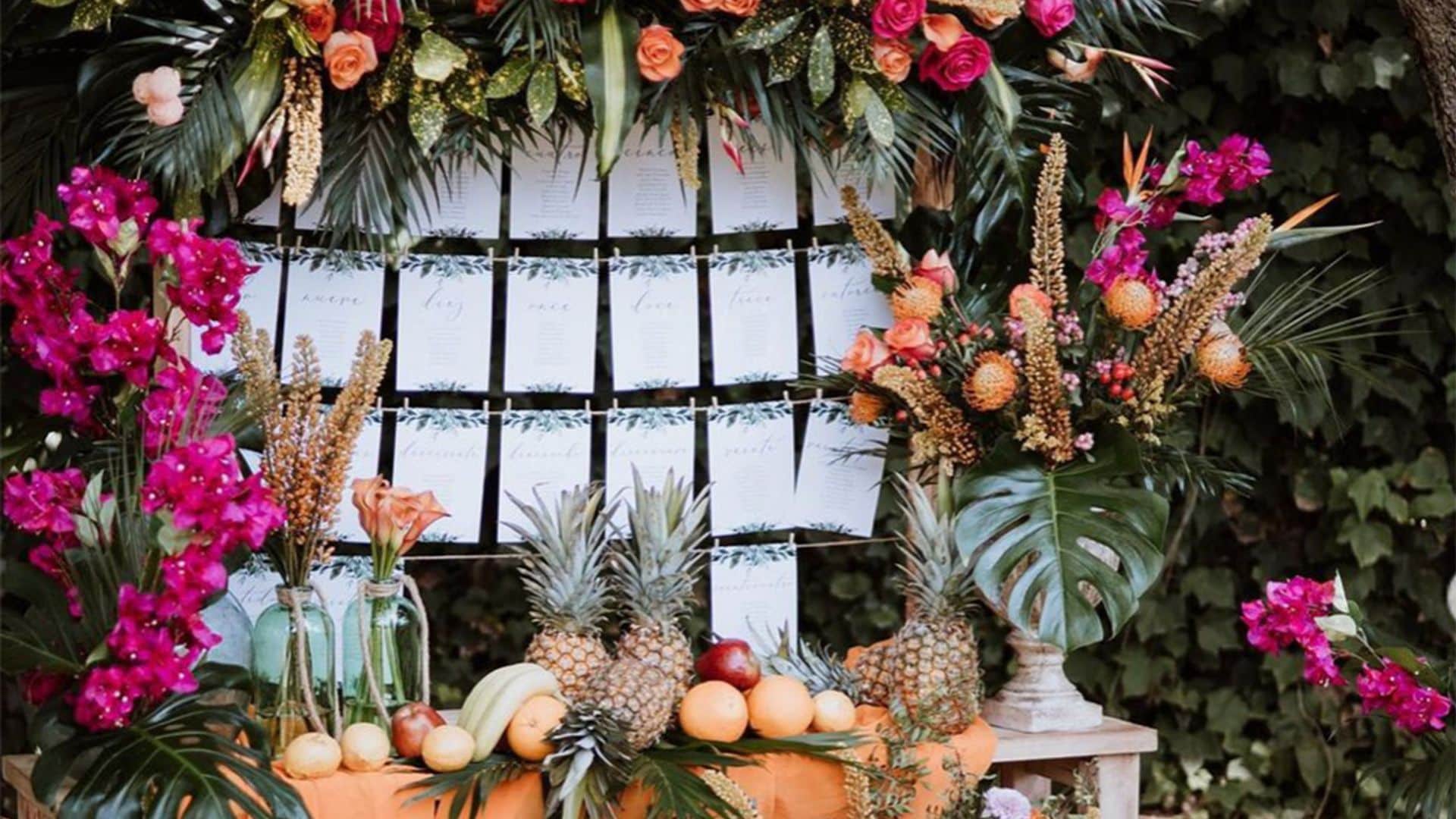 Ideas de decoración muy espectaculares para bodas de primavera al aire libre