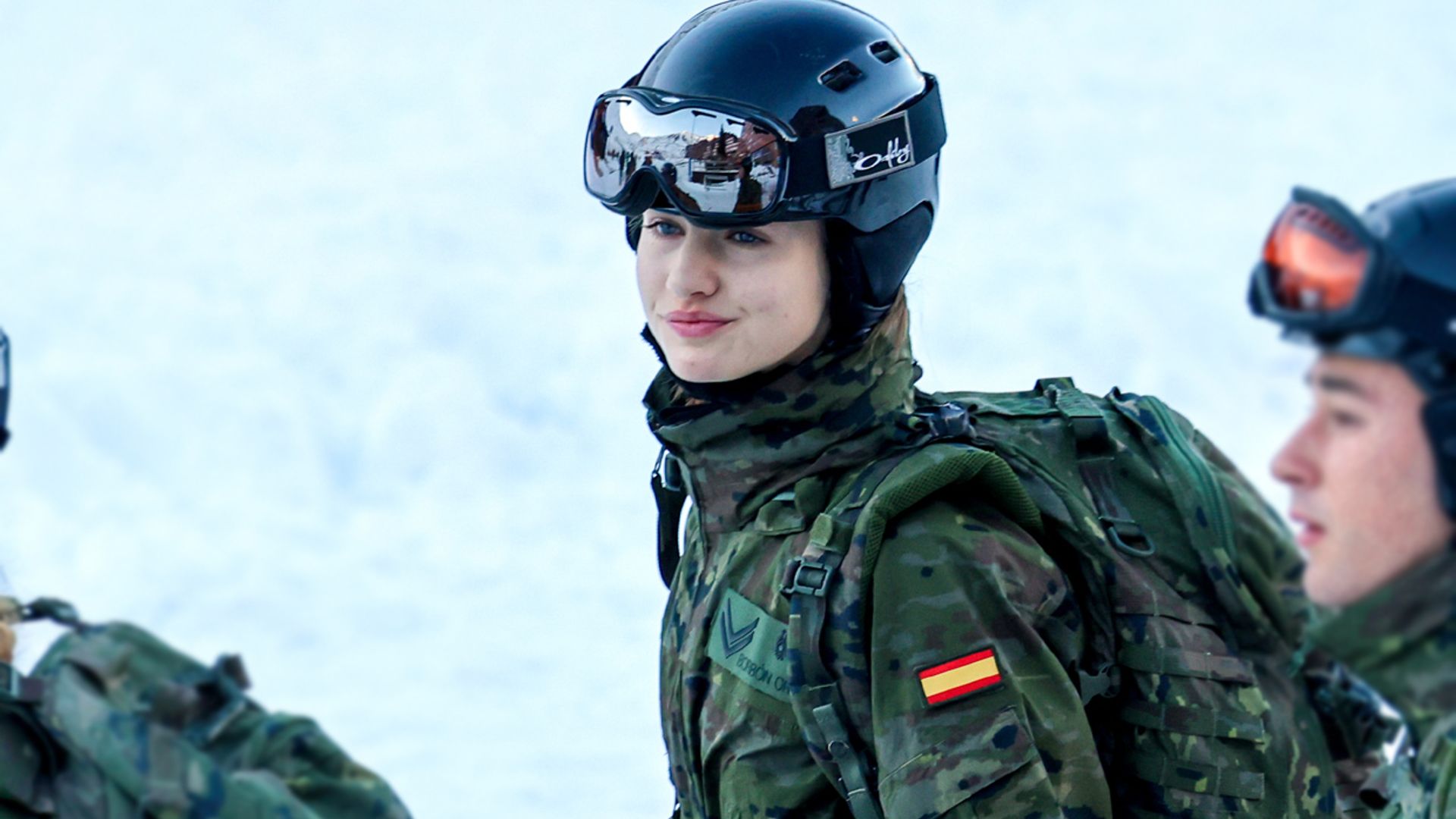 La imágenes de la princesa Leonor en su instrucción militar en el Pirineo aragonés