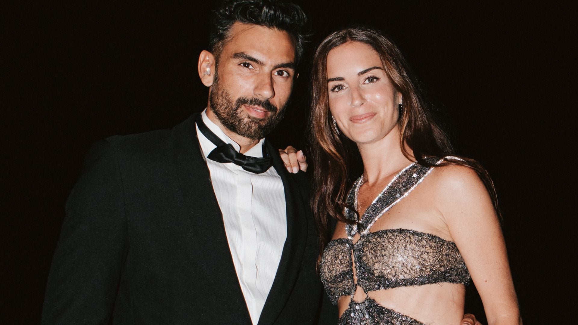 Gala González, deslumbrante con su segundo look de novia: negro y con transparencias