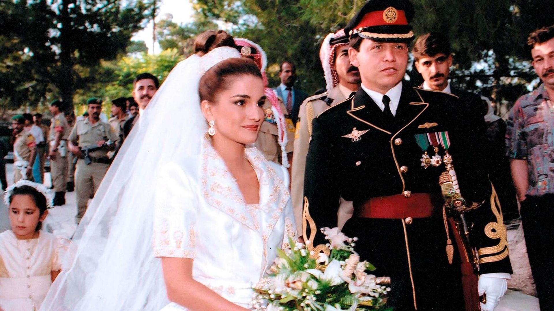 Rania de Jordania y el rey Abdalá celebran 30 años de casados: recordamos su boda de ‘mil y una noches’