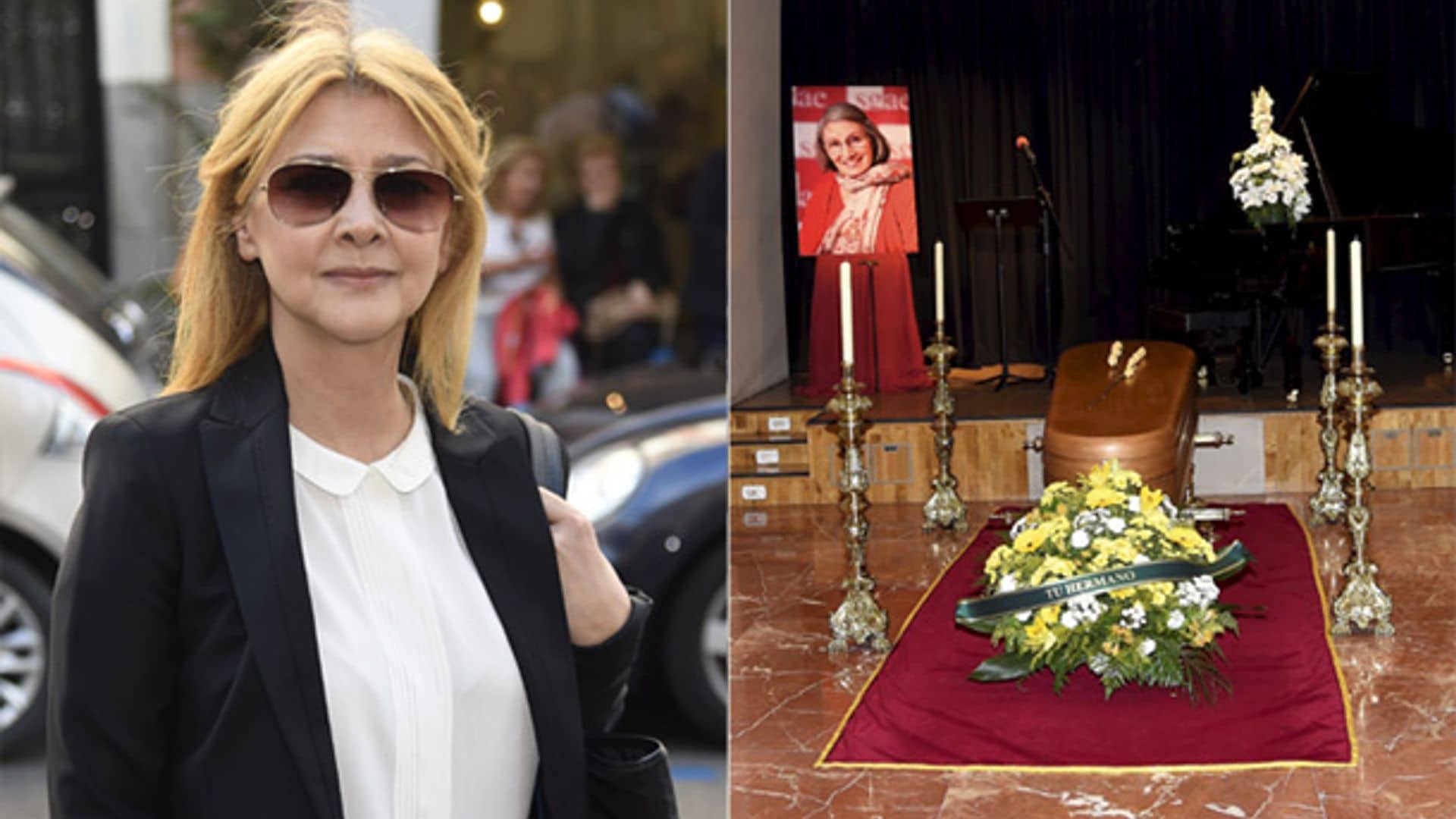 Amparo Larrañaga da su último adiós a Ana Diosdado, la que fuera mujer de su padre durante 20 años