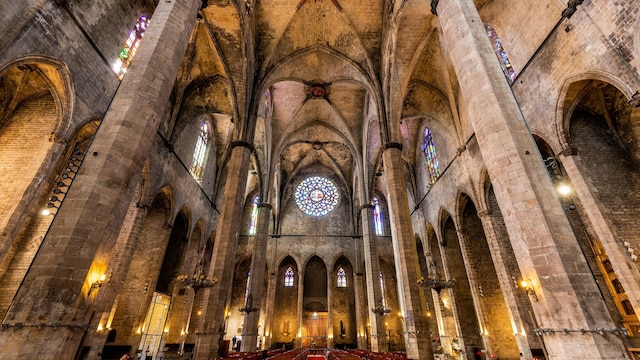Interior de Santa Maria del Mar, Barcelona