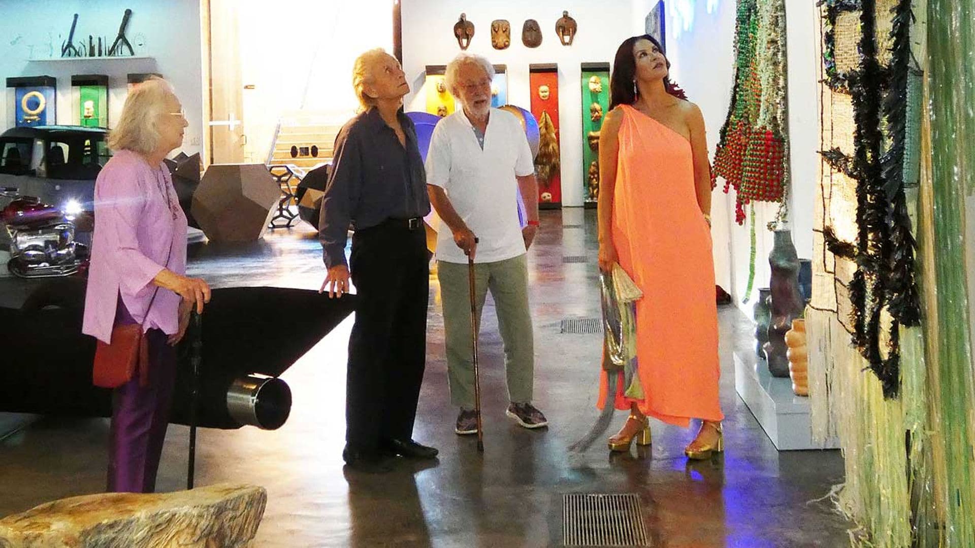 Michael Douglas y Catherine Zeta-Jones, fieles a su cita artística en Mallorca