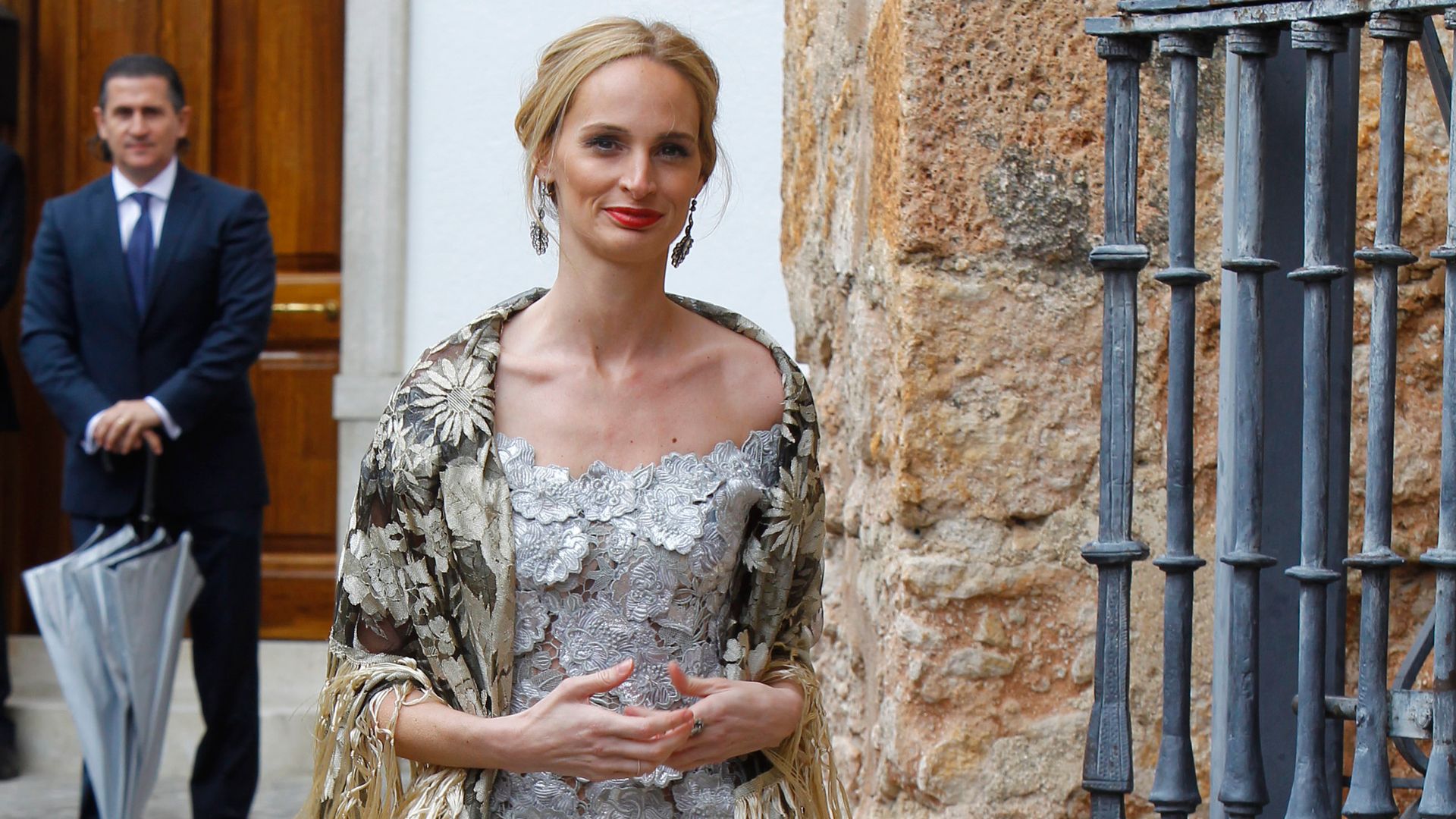 Lauren Santo Domingo en una boda en Granada