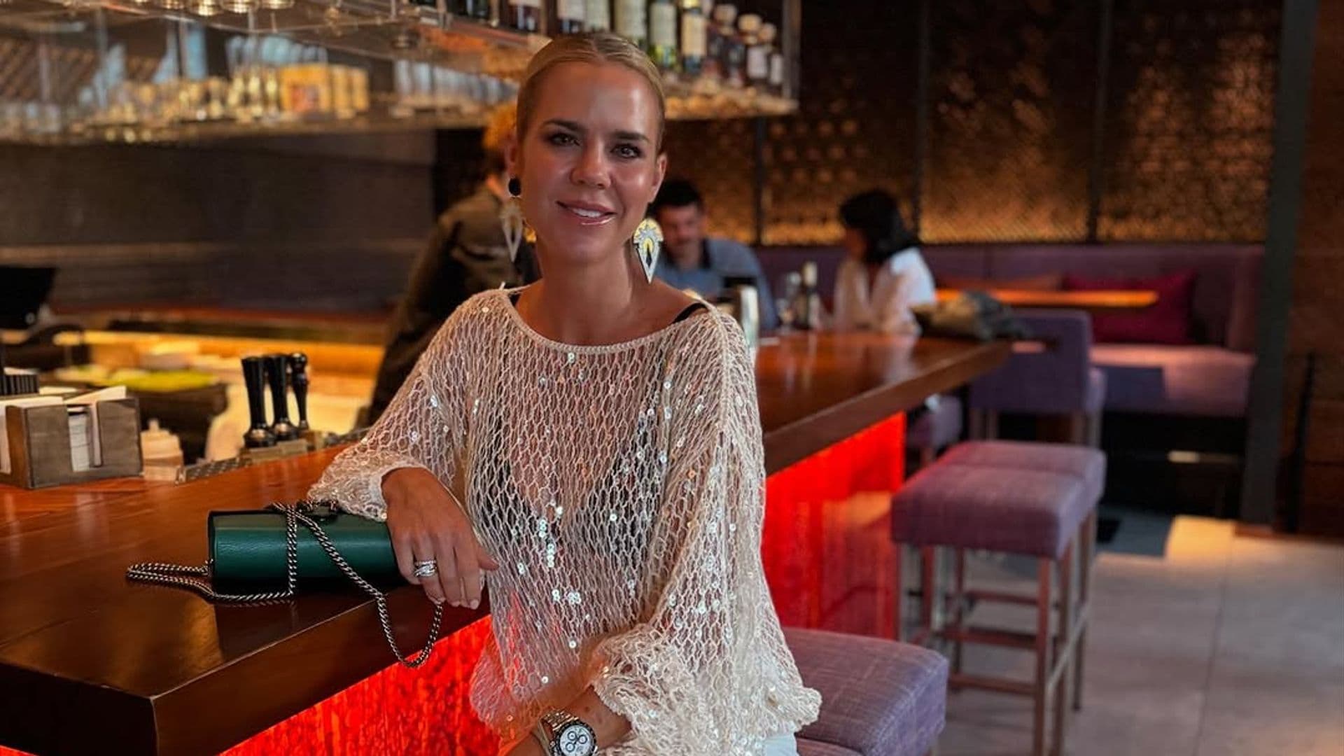 La emoción de Amelia Bono al ser sorprendida en plena cuenta atrás para correr la Maratón de Nueva York