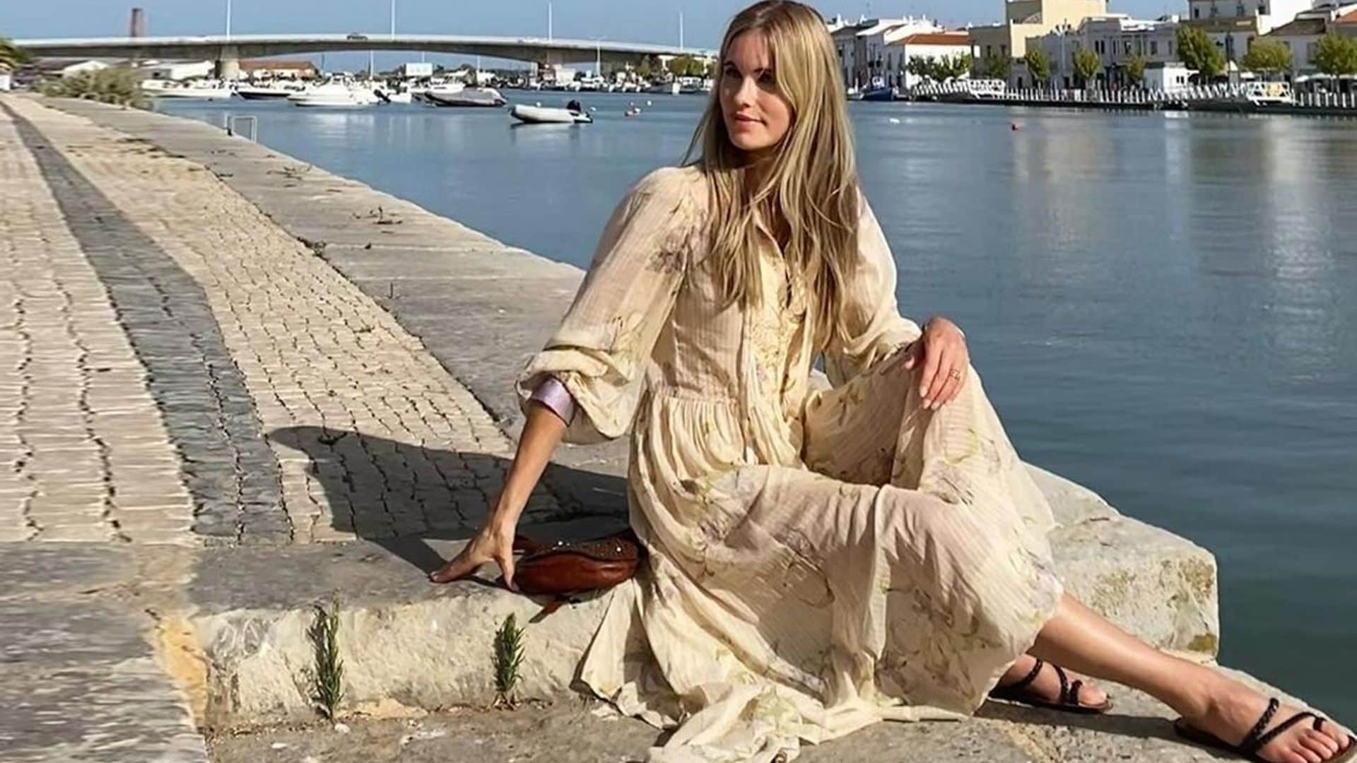 El vestido bohemio que Helen Svedin comparte con sus hijas, Daniela y Martina Figo