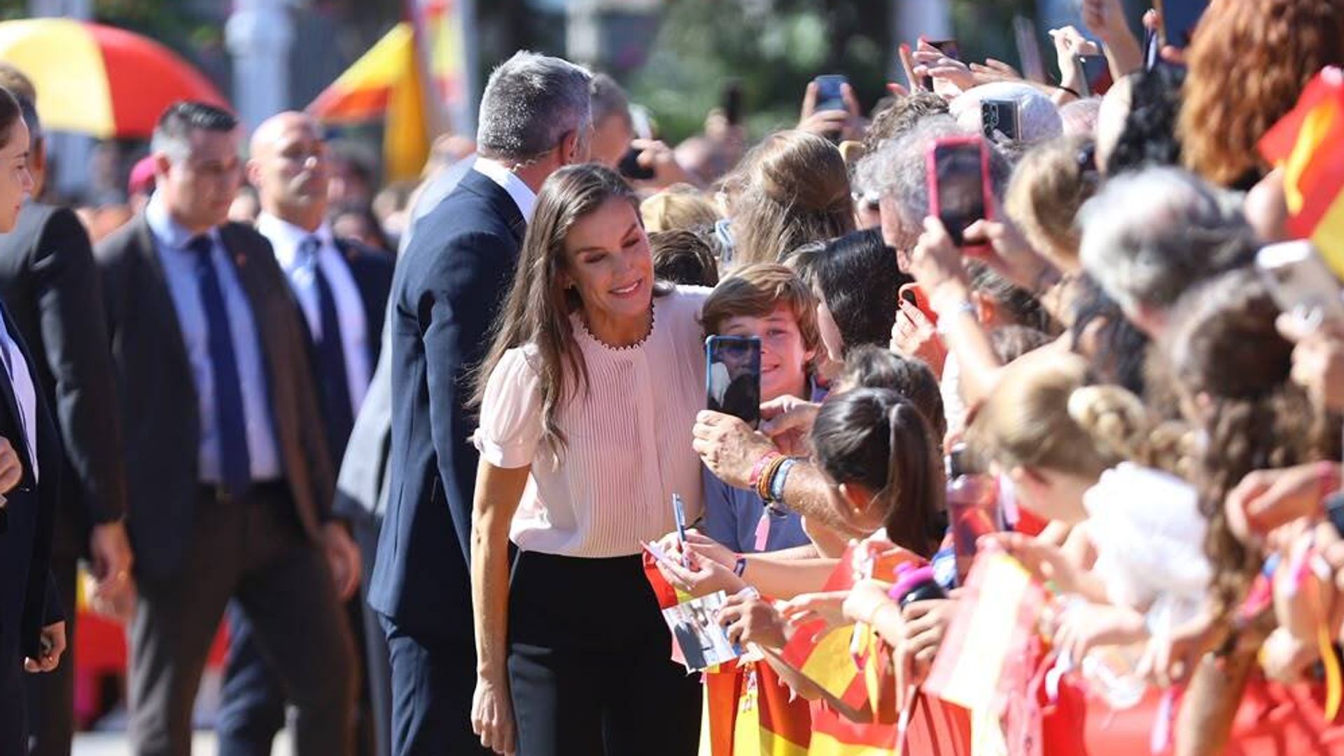 Los Reyes en su visita a Melilla