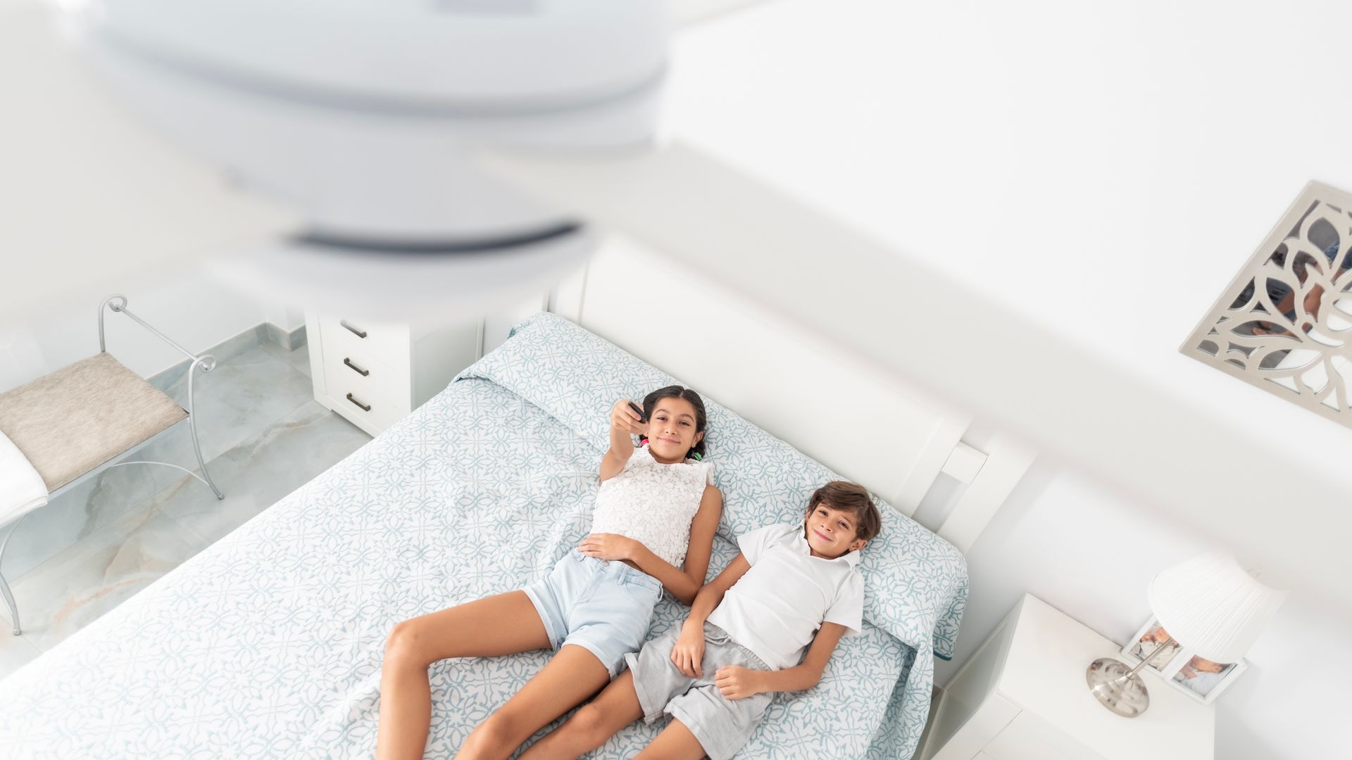 Ventilador de techo con luz LED