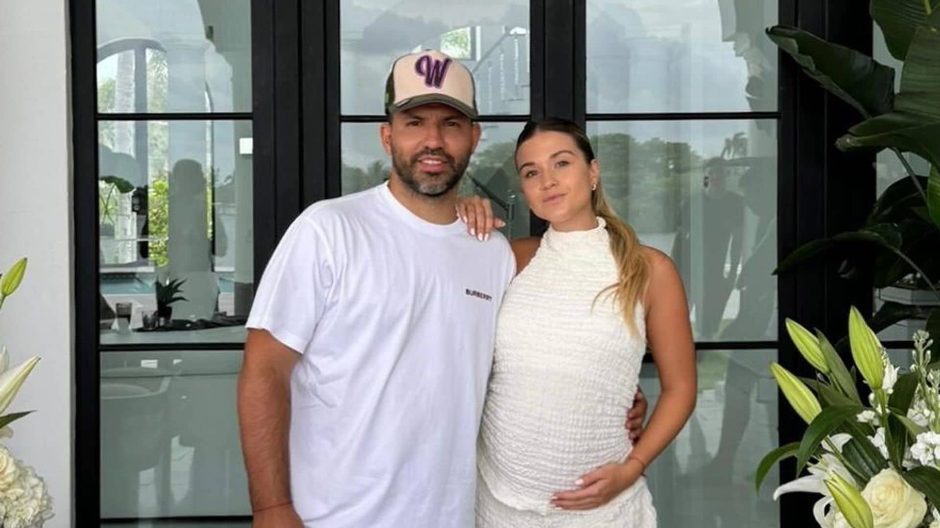Sergio Kun Agüero y Sofía Calzetti