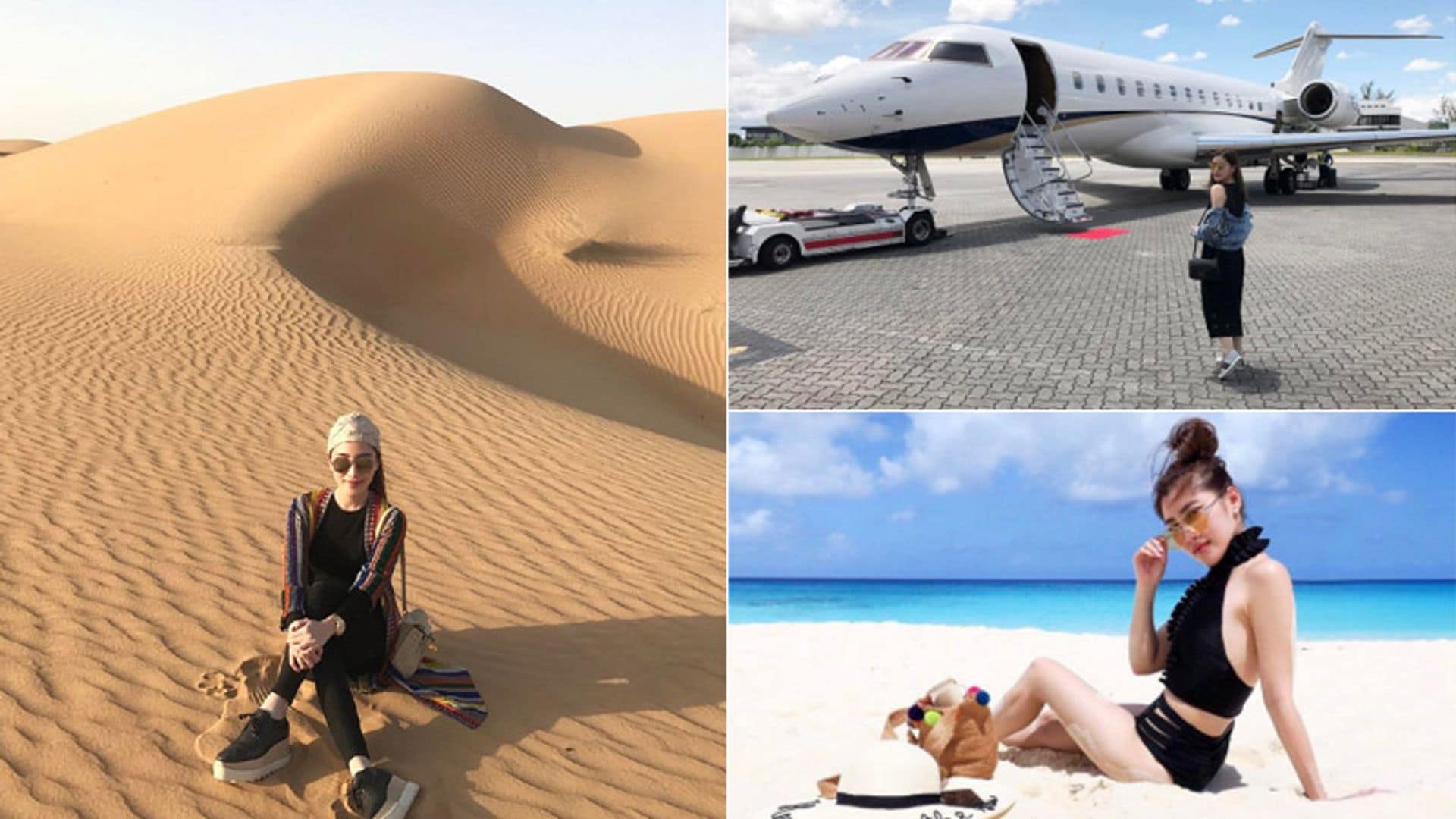 El eterno viaje de la multimillonaria malaya que arrasa en Instagram