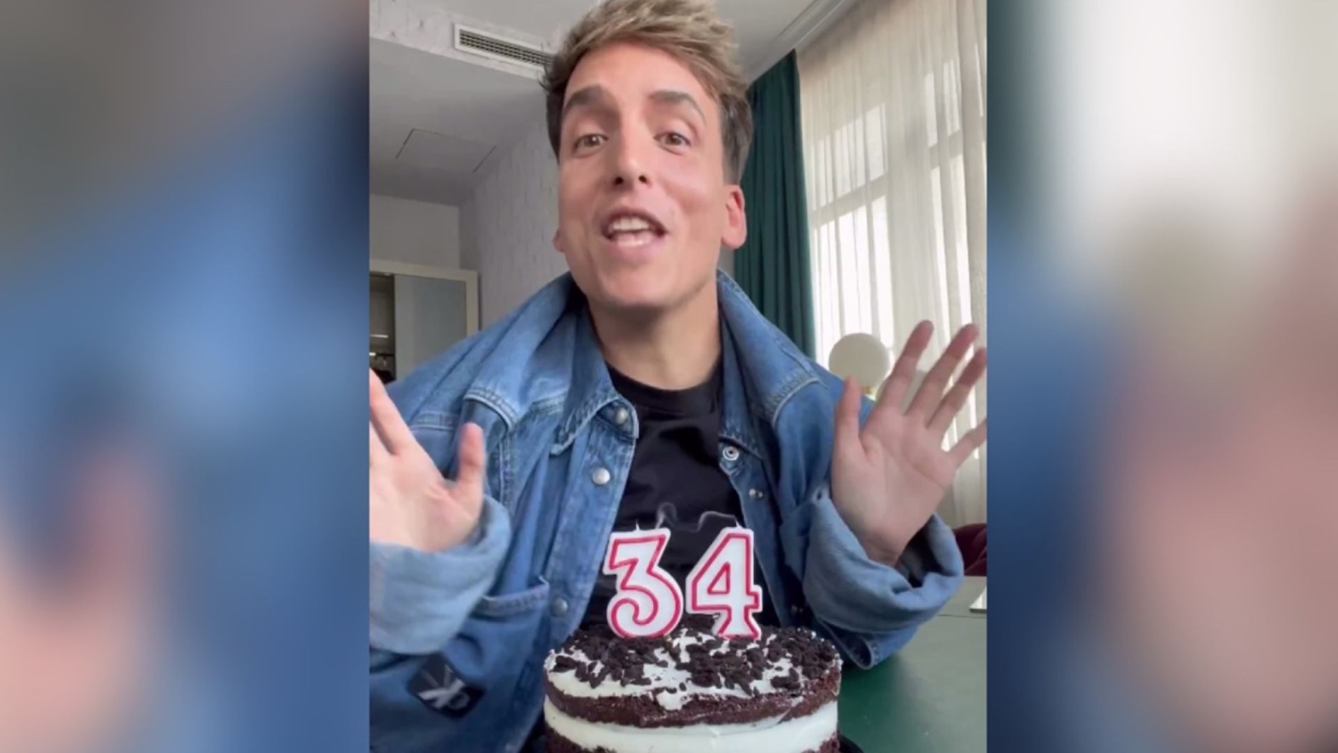 El hilarante vídeo de Xuso Jones para celebrar su 34 cumpleaños en el que casi se ahoga