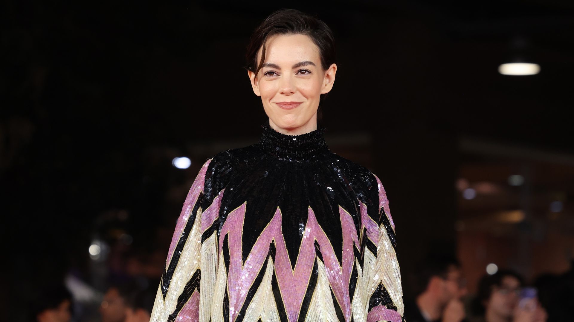 Victoria Luengo durante la proyección de Sants en la 21ª edición del Festival de Cine de Roma, el 19 de octubre de 2026.