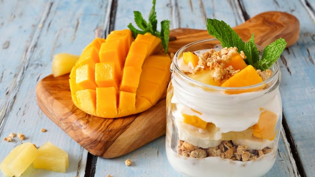 Postre de mango