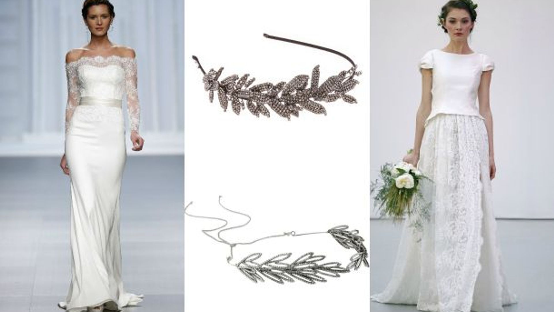 ¿Es posible llevar diadema con (casi) cualquier vestido de novia?