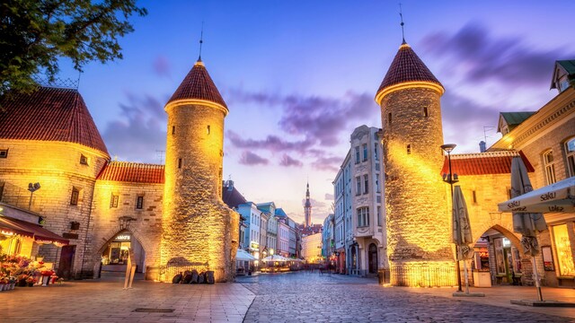 Puerta Viru, Tallin, Estonia