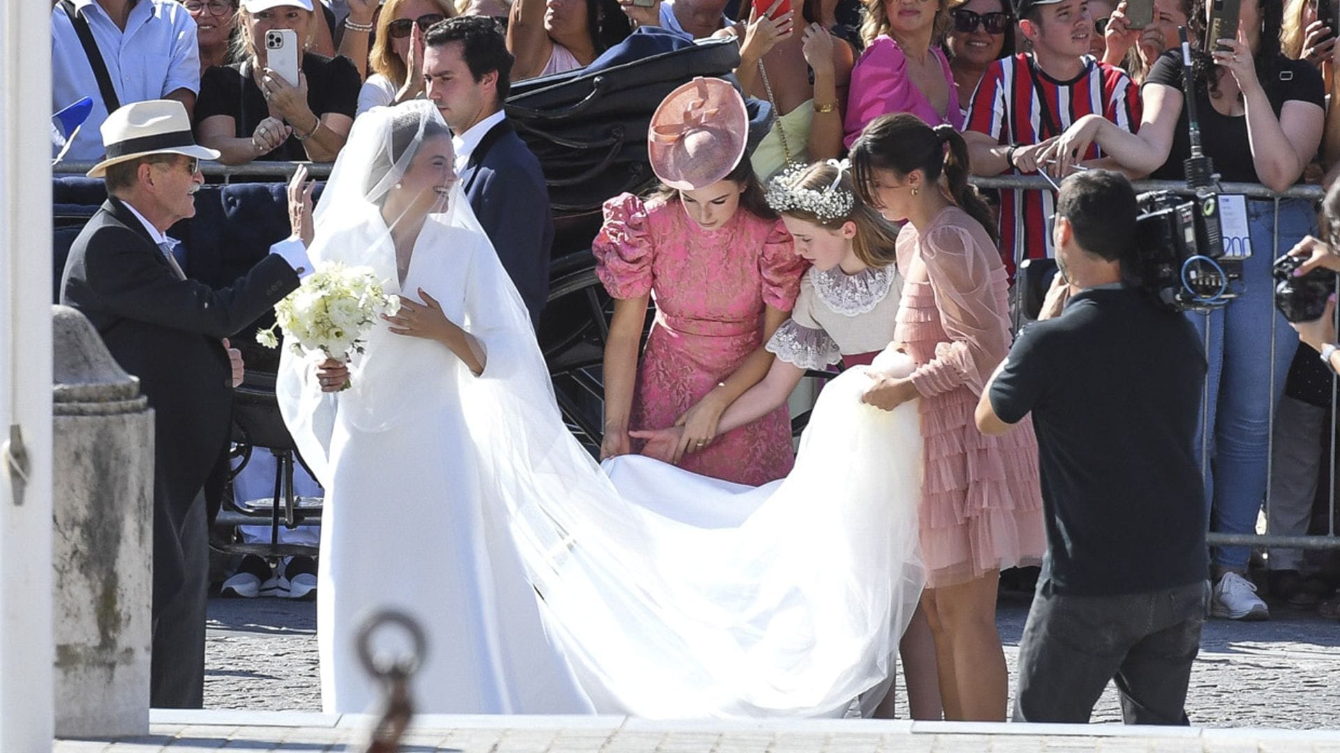 María Francisca de Portugal se inspira en el vestido de novia de su madre y luce una histórica tiara de 800 diamantes
