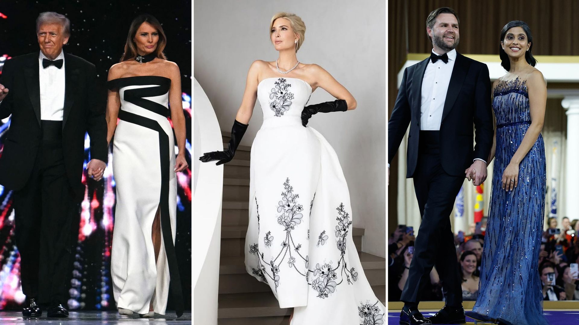 Melania Trump, Ivanka Trumo y Usha Vance
