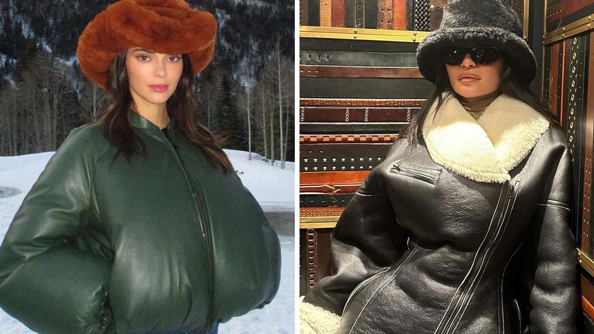 Kendall y Kylie Jenner ‘no sin mis tacones’, en la noche helada de Aspen