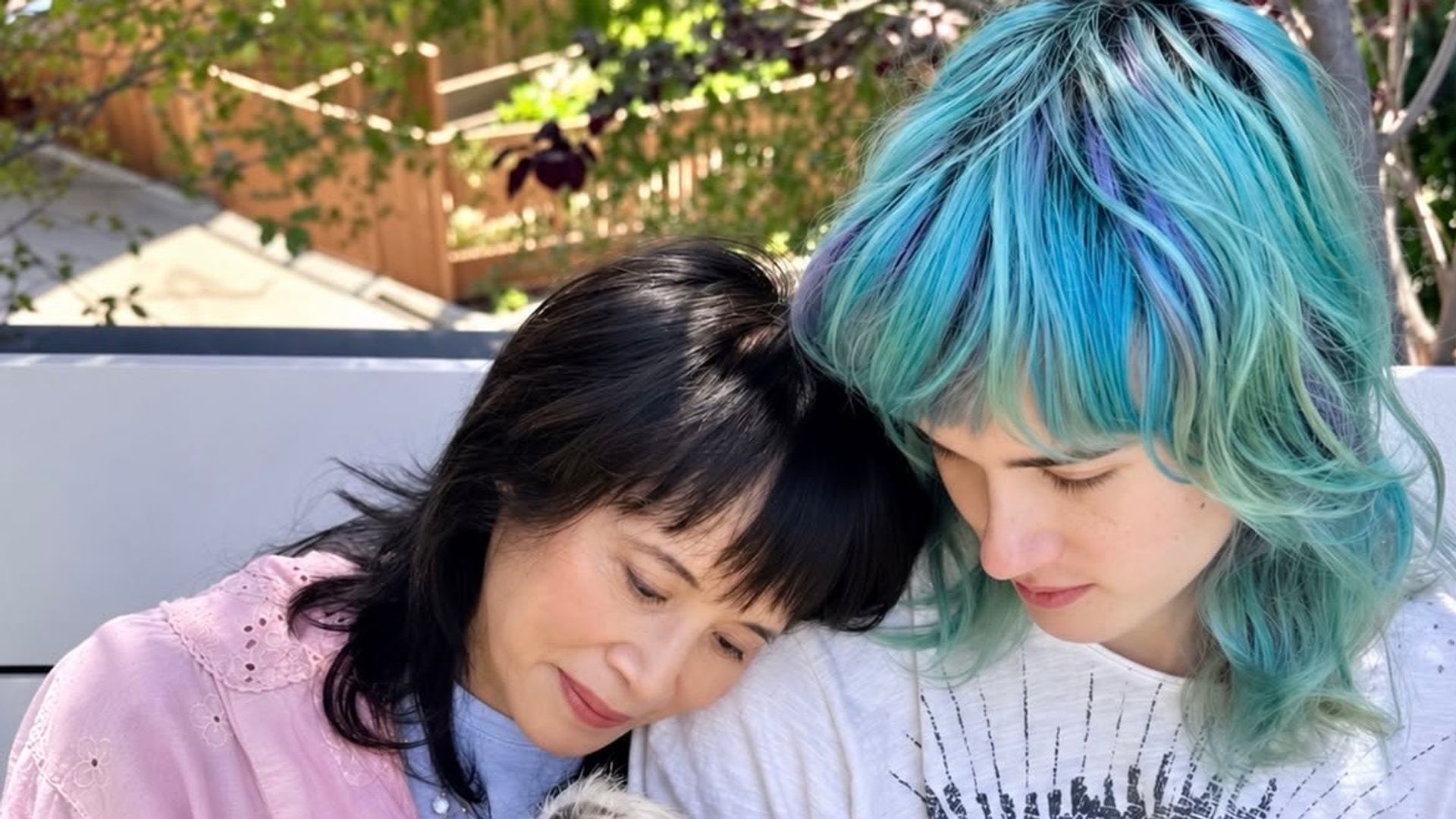 Lauren Tom y su hija, Ellie