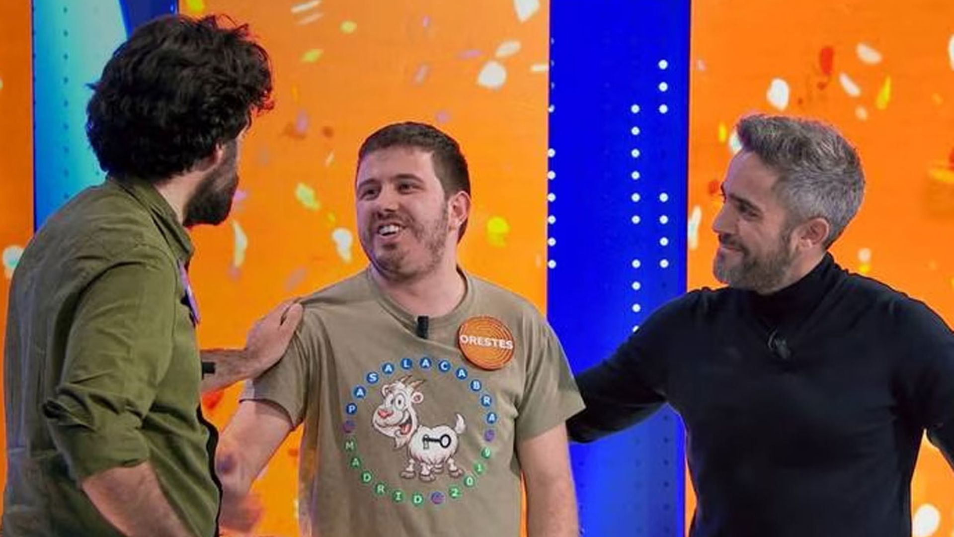Orestes da una lección de humildad y compañerismo tras su derrota en 'Pasapalabra'