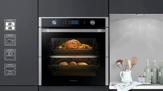cocina inteligente domotica hogar conectado horno samsung