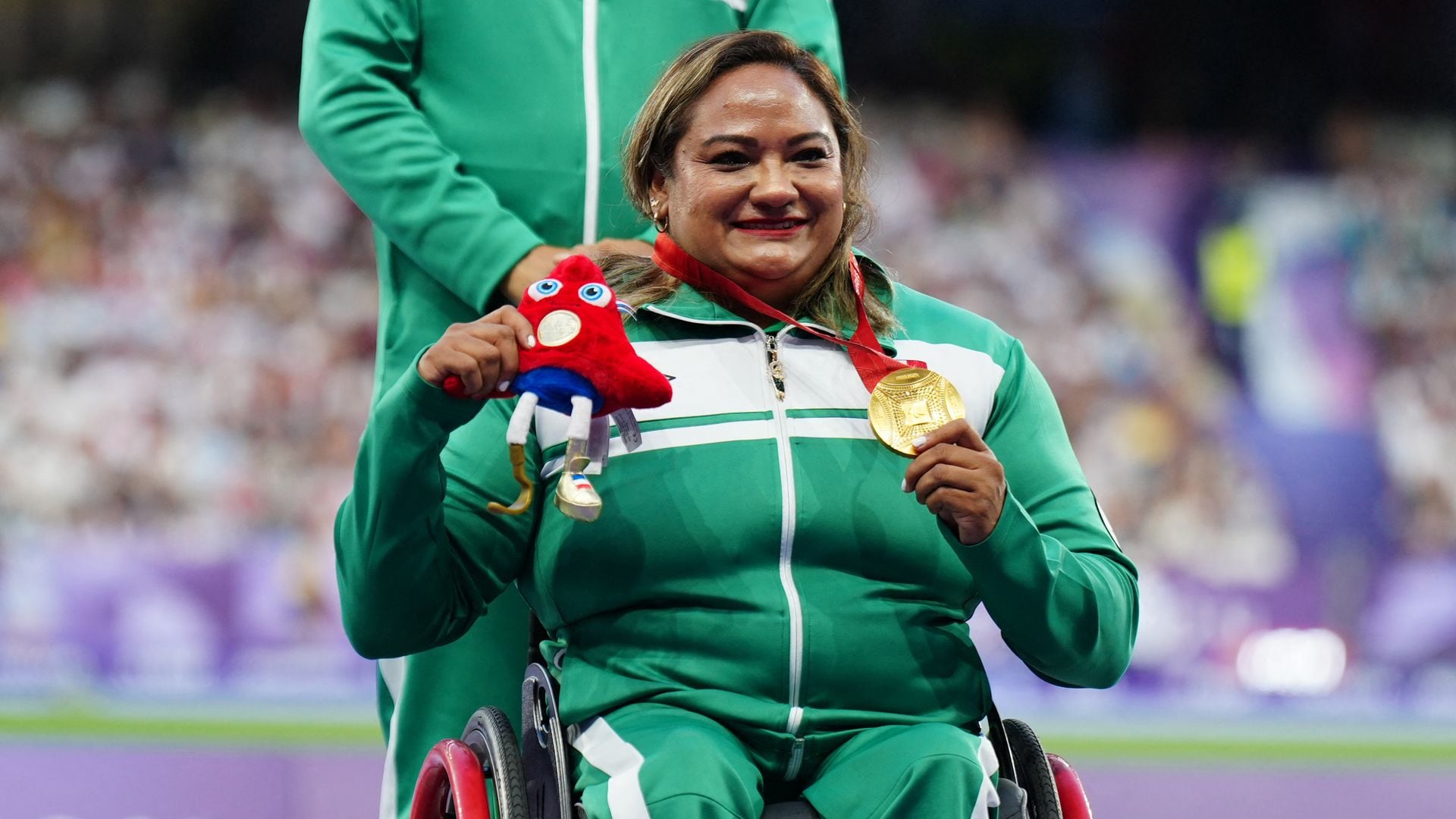 Gloria Zarza le da a México su primera medalla de oro en los Juegos Paralímpicos de París 2024